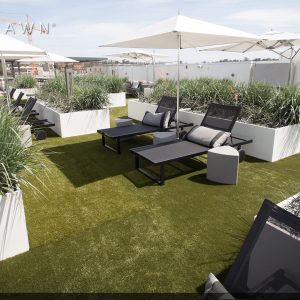 Artificial grass rooftop installation in Kansas City