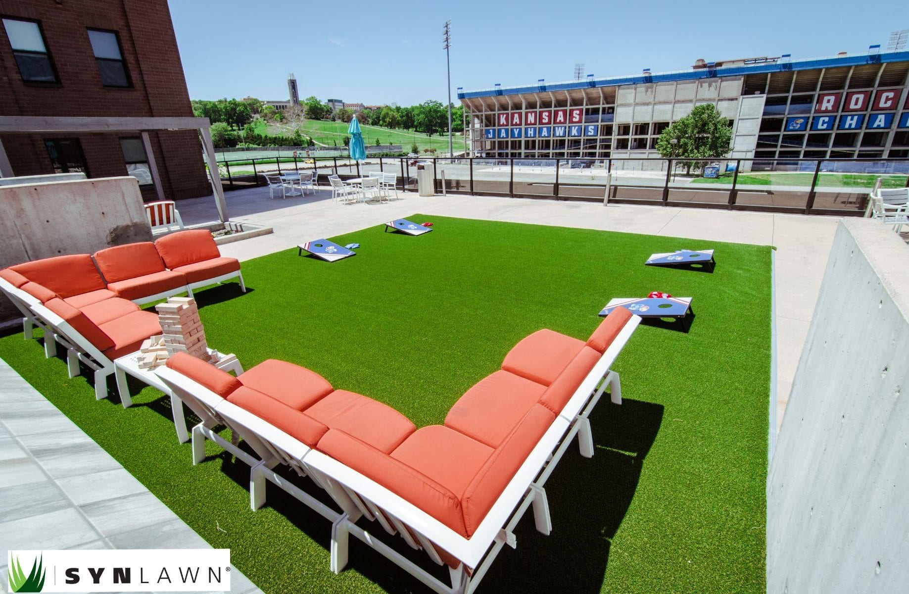 Commercial artificial grass outdoor sport complex
