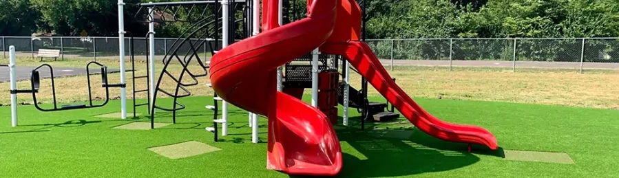 Artificial playground grass from SYNLawn