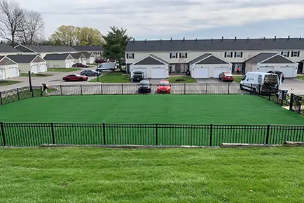 SYNLawn artificial grass dog park